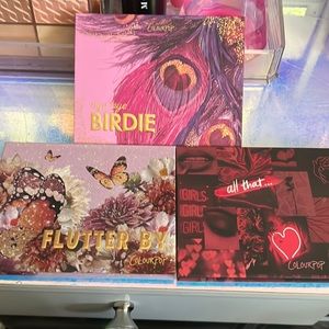 3 Colourpop eyeshadow pallets